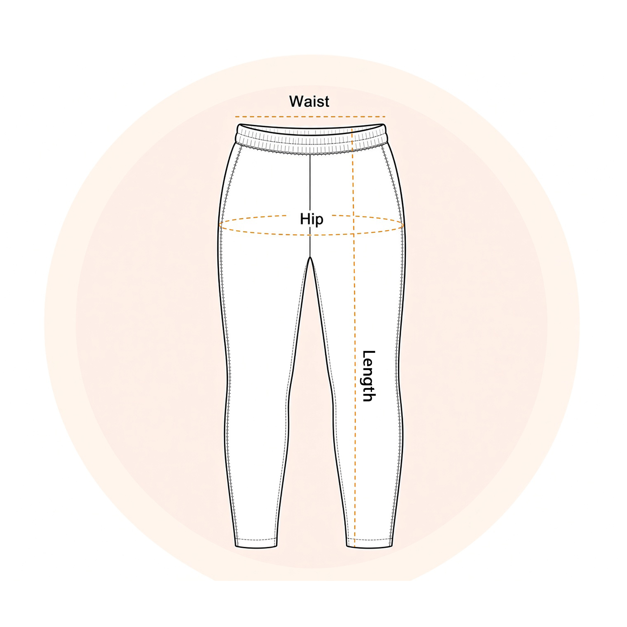 Leggings measurement guide