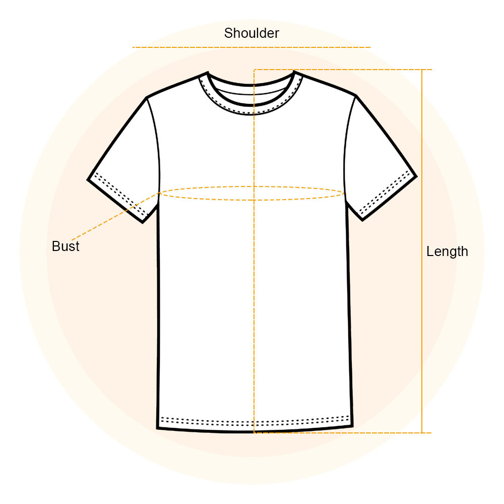 T-Shirt measurement guide